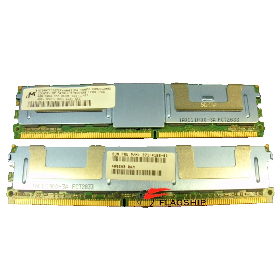 Sun 540-7714 X5110A 8GB (2x 4GB) Memory Kit for X2250 (371-4186) - Image 1 of 1