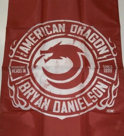 Bryan Danielson American Dragon Flag All Elite Crate Exclusive Pro Wrestling Cover