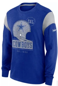 Dallas Cowboys Nike Historic Logo Royalblau Langarmshirt Herren Large " - Bild 1 von 4