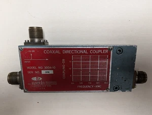 Coaxial Directional Coupler, Narda 3004-10 dB, 4 to 10 GHz  N(f) - Bild 1 von 1