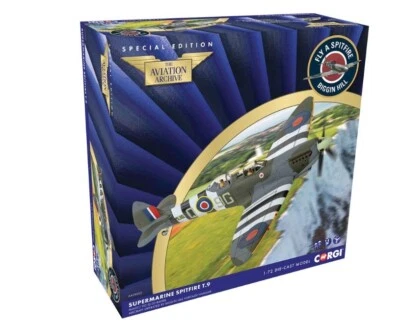 CORGI AVIATION ARCHIVE SUPERMARINE SPITFIRE T9 MJ627/9G-Q BMSB AA29202 - Image 1 of 4