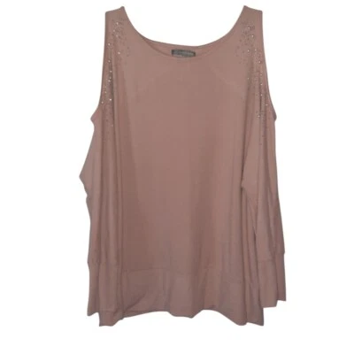 Daisy Fuentes Cold Shoulder Sweater Size 3X - Image 1 of 4