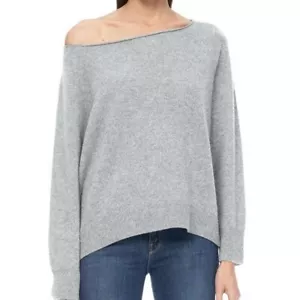 360CASHMERE maglione donna Kacey manica lunga blu nebbioso taglia small nuovo con etichetta B3 - Foto 1 di 13