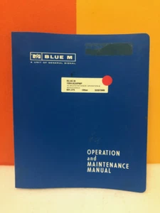 Blue M 1004-8GHPMP W/Microstar 828D/E Operation & Maintenance Manual - Picture 1 of 3