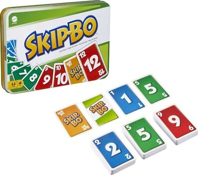 Skip-Bo Card Game for Kids, Adults & Family Night, Travel Game in Collectible... - Image 1 of 4