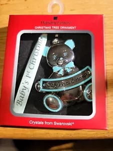 HARVEY LEWIS CHRISTMAS TREE ORNAMENTS BABY'S FIRST CHRISTMAS BOY 2019 - Picture 1 of 8
