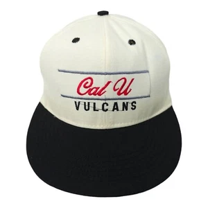 Cal U Pennsylvania Vulcans Fitted 6 7/8 Cap Vintage 90s Embroidered Baseball Hat - Picture 1 of 15