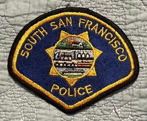 South San Francisco, CA. Police Shoulder Patch 1970’s Authentic - Picture 1 of 2