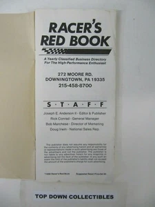 1988 Racer's Red Book Annual Classified Publication - Picture 1 of 1