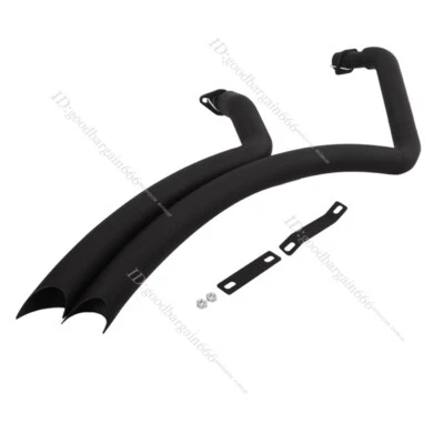 For Honda Shadow Aero 750 VT750 2004-2024 Complete Exhaust System Black Muffler - Image 1 of 4