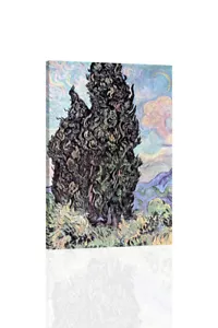 Cypresses- Van Gogh - CANVAS OR PRINT WALL ART - Picture 1 of 2