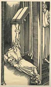 Hans WILDERMANN - FAUST und WAGNER im STUDIERZIMMER - 1927 Holzschnitt - Picture 1 of 1