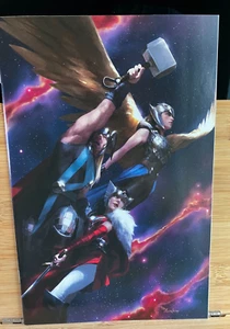 THOR #10 MIGUEL MARKET VIRGIN VARIANT COVER JANE FOSTER SIF Marvel 2021 - Bild 1 von 7