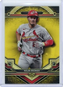 2024 TRIPLE THREADS #39 NOLAN ARENADO "YELLOW 60/75 (ST. LOUIS CARDINALS) 061425 - Picture 1 of 1