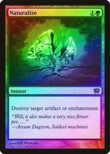 Naturalize FOIL 9th Edition NM Green Common MAGIC THE GATHERING CARD ABUGames