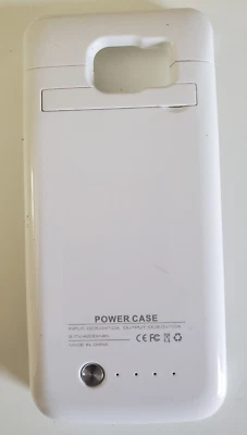 Funda Eléctrica Blanca Samsung Galaxy S6 Recargable 4200 mAh Foto 1 de 4