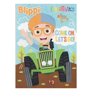 Blippi Coloring & Activity Book for Kids - 80 Pages of Creative Fun! - Foto 1 di 8