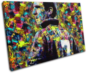 Eric Cantona Pop Celebridades Icónicas ARTE DE PARED DE LIENZO ÚNICO Impresión de Imagen - Imagen 1 de 1