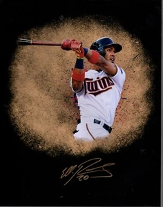Eddie Rosario Minn Twins Signed 11x14 Photo Signed at Twins Fest LOM COA PH1090 - Picture 1 of 2