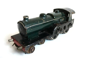 TRAINS LR LOCO VAPEUR ÉCHELLE "O" TÔLE MI-XXème BEL ÉTAT Lg 16cm NON TESTÉE - Imagen 1 de 9