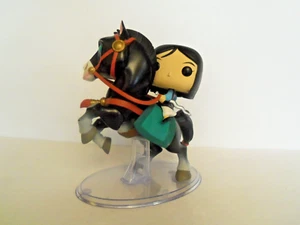 Funko Pop! Cavalcate: Disney #76 Mulan -Mulan on Khan 6" supporto base trasparente alto - Foto 1 di 5