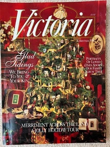 Vintage VICTORIA Magazine Dec 1996 Excellent Cond. ~ RARE ~ Jolly holiday Tour - Imagen 1 de 1