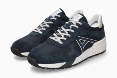 MEPHISTO ALLROUNDER SCARPA UOMO IN CAMOSCIO E TESSUTO SPEED 2 DRESS BLU - Imagen 1 de 4