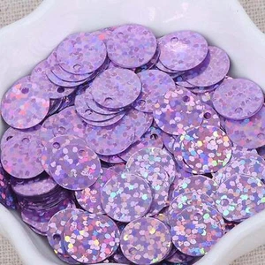 300Pcs 10mm Flat Round Loose Sequins Clothing Paillettes Sequins for Sewing - Picture 1 of 20