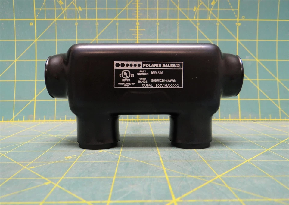 Polaris Insulated In-Line Splice Wire Connector 500 MCM 4 AWG P/N: ISR-500 - Image 1 of 4