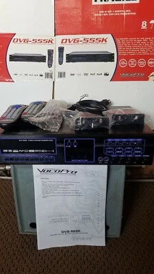 VocoPro DVG-555K  5 Disc DVD/CDG/VCD/MP3/MP4/Photo CD Karaoke Changer - Image 1 of 4