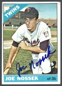 1966 Topps #22 Joe Nossek IP autograph signed card - Picture 1 of 1