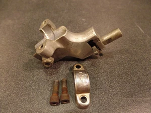 1970 70 SARACEN 125 TRIALS SACHS CLUTCH LEVER BRACKET WITH CABLE ADJUSTER  - Picture 1 of 12