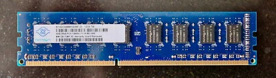NANYA 4GB 2RX8 PC3-12800U NT4GC64B8HG0NF-DI DESKTOP MEMORY RAM - Image 1 of 2