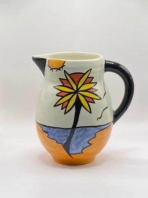 LORNA BAILEY Old Ellgreave Pottery Beach Pattern jug - Image 1 of 4