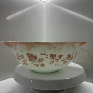 Ciotola di miscelazione vintage Pyrex rosa uva spina Cenerentola #444 -4 qt, anni 50 metà secolo - Foto 1 di 12