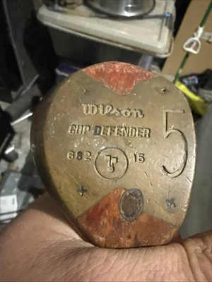 Vintage Wilson Cup Defender 5 Wood Golf Club Steel Shaft 42” - Image 1 of 4