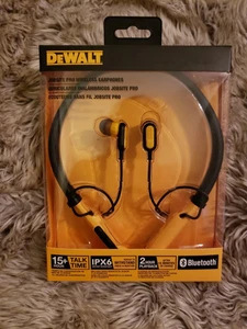 Auriculares inalámbricos de banda para el cuello DEWALT Jobsite Pro - negros/amarillos - Imagen 1 de 2
