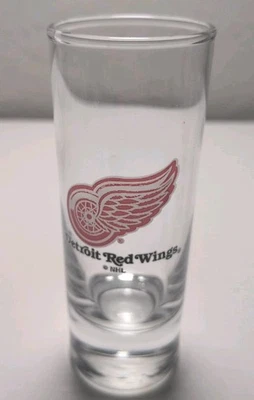 Detroit Red Wings NHL Hockey Hype Shot Glass S22 Foto 1 de 3
