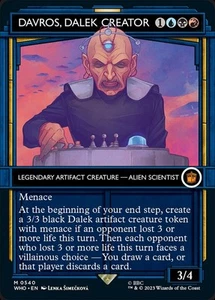 Davros, Dalek Creator - Foil - Showcase x1 Magic the Gathering 1x Doctor Who mtg - Picture 1 of 1