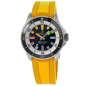 New Breitling Superocean Automatic 42 Black Dial Men's Watch A17375211B2S4 - Picture 1 of 5