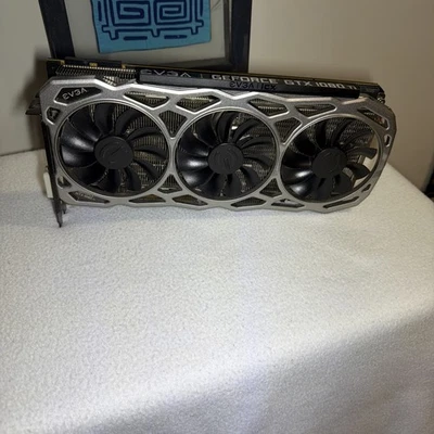 EVGA GEFORCE GTX 1080 TI 11GB GDDR5X GRAPHICS CARD 11G-P4-6694-KR - Image 1 of 4