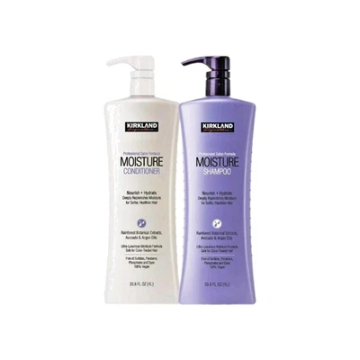 Kirkland Signature Shampoo & Conditioner Set | 2 x 1L Bottles | Salon Quality - Image 1 of 3