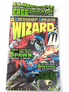 SEALED Wizard Magazine #39 Spawn Cover Greg Capullo Interview, w/Vortex #0 Promo - Picture 1 of 2