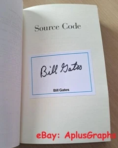 BILL GATES... Source Code: My Beginnings (1/1) SIGNED - Picture 1 of 2