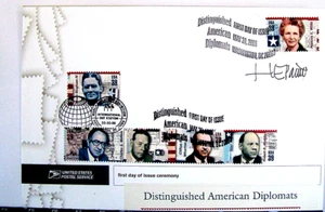 DISTINGUISHED AMERICAN DIPLOMATS STAMPS SIGNED CEREMONY PROGRAM MAY 30 2006 - Picture 1 of 3
