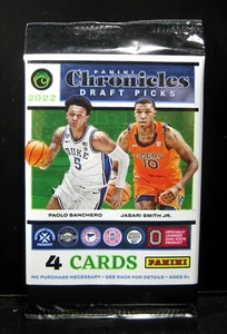 2022 Panini Chronicles Draft Picks Basketball Pack 4 Cards - Picture 1 of 1