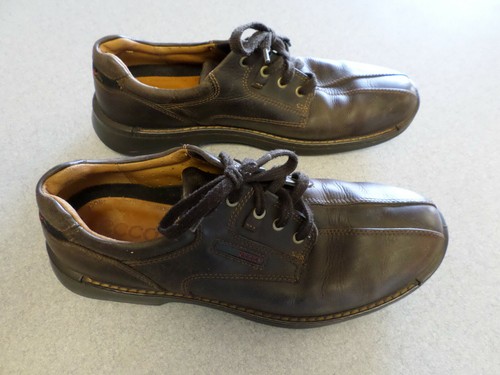 ECCO Oxford casual in pelle marrone scuro Uomo 13 (47 euro)