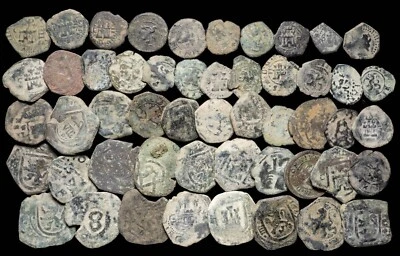 "Pirate Era"  Spanish Copper Cob Treasure Coin + FREE Bonus Coin! - Image 1 of 4