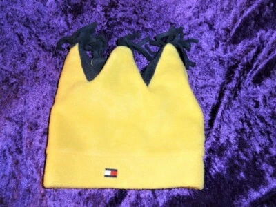 Tommy Hilfiger Divertido Sombrero Bebé Talla S/P/M Estrella Bandera Logo Borla Vellón Infantil 6-12 Foto 1 de 4