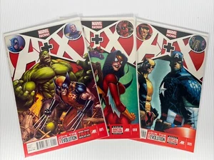 A+X #1, 8-9 Avengers X-Men Captain America Wolverine Hulk Marvel Comics 2012 NM - Picture 1 of 4